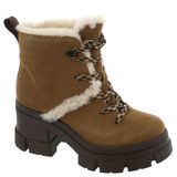 Bota De Moda Feminina Ugg Brooklyn Hiker, Castanha, Impermeável