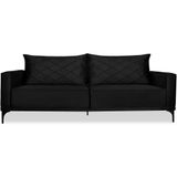 Sofa Living 3 Lugares Nori 200cm Veludo Deluxe 2237 Ezz 2237