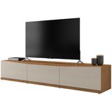 Rack Bancada Para Tv 60 Pol 180cm 11082 Cedro Off White Dcasa Cedro Off White