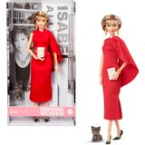 Boneca Barbie Inspiring Women Isabel Allende Com Livro E Animal De Estimação