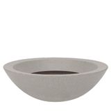Vaso Bowl Malta Fosco 54x17cm Granito Pedra