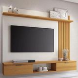 Painel Para Tv Até 55" Lets 2 Portas 160cm Cinamomo Off White - Fabrica 1 Móveis