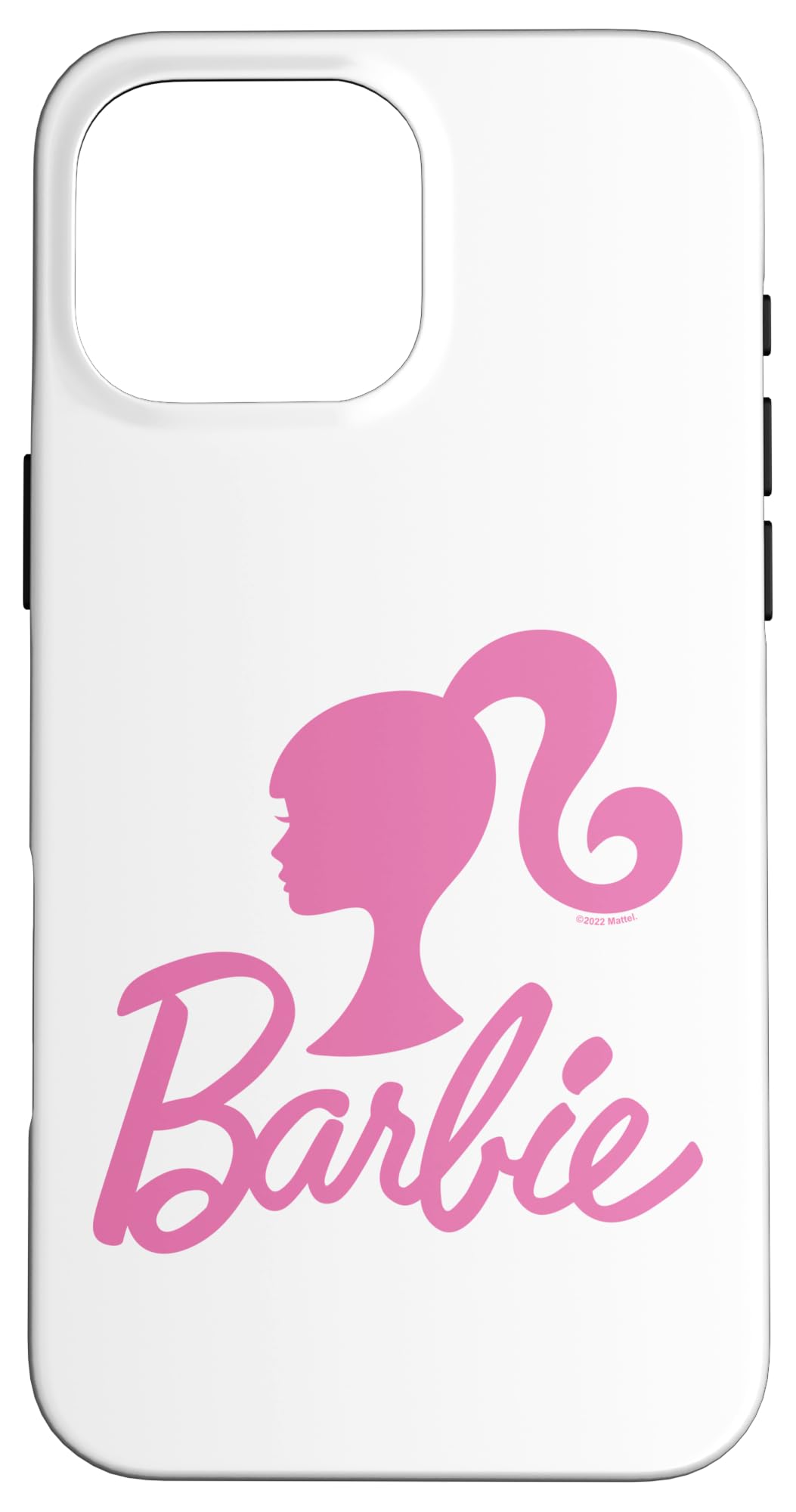 Capa De Telefone Com Logotipo Rosa Da Barbie Para Iphone 16 Pro Max