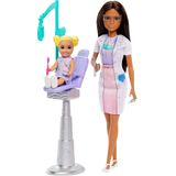 Boneca De Dentista Barbie Com Boneca De Moda Morena E Acessórios