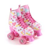 Patins Barbie Ajustáveis De 3 A 6 Tamanhos Para Meninas