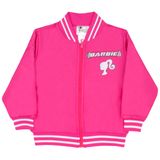 Blusão Barbie Girls Racing Bomber Gotta Go Para Crianças Rosa 10/12