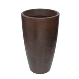 Vaso Verona Redondo Alto Brilho 64x110cm Antique Rusty