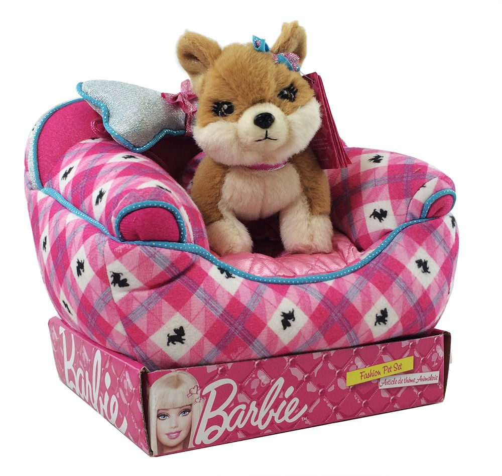 Moda Para Animais De Estimação Barbie Lacey Com Cama