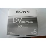 Mini Fita Dv Sony Dvm60pr4 Premium 60 Min (pacote Com 5)