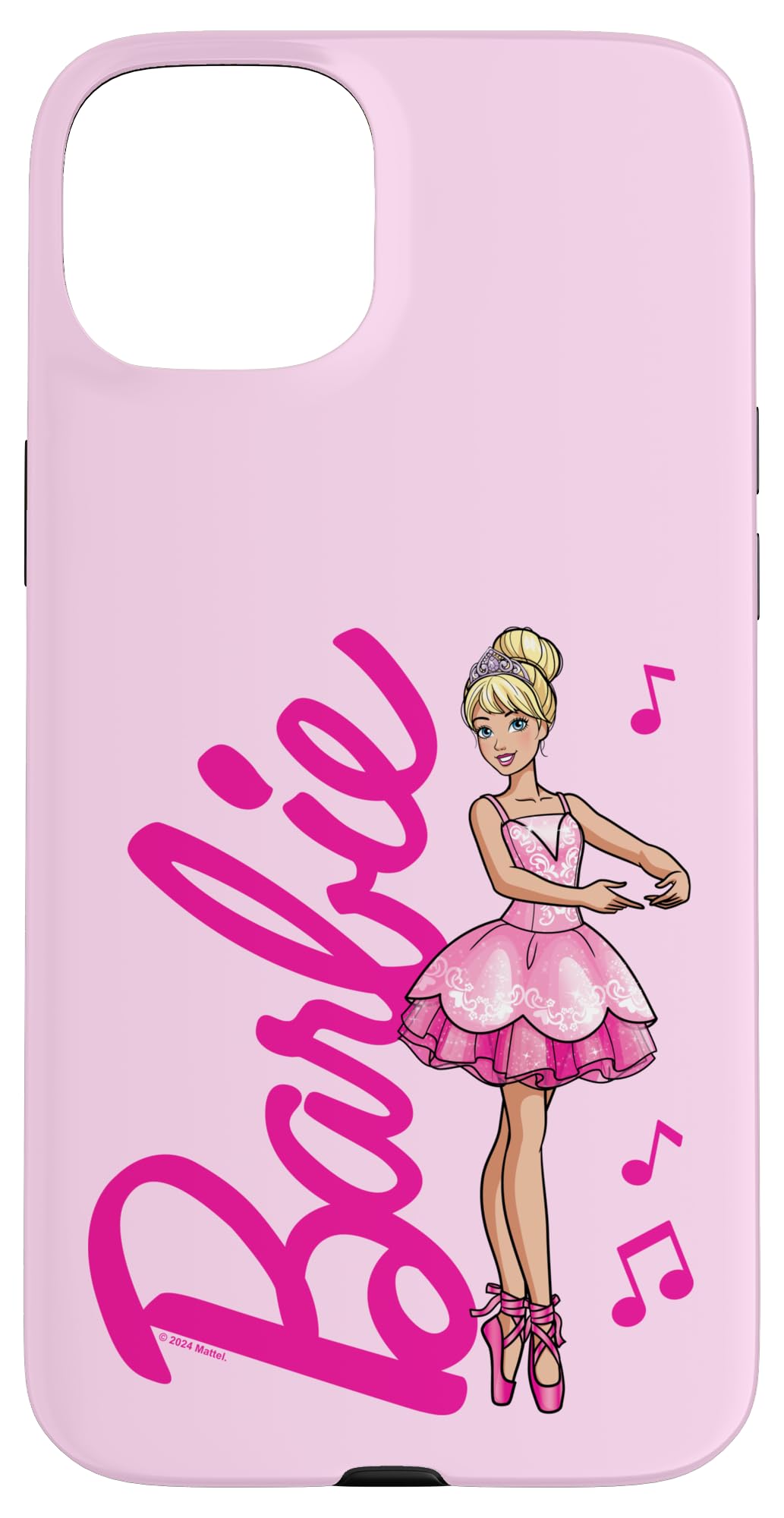Capa De Celular Barbie Ballerina Para Iphone 15 Plus