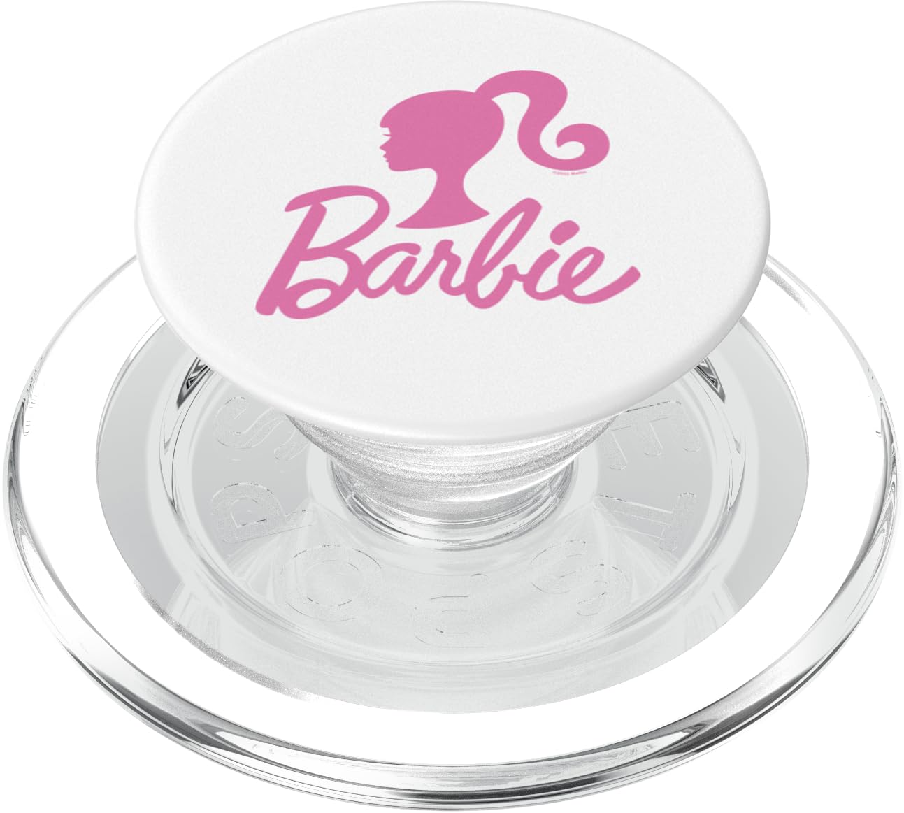 Popsockets Magsafe Popgrip Para Iphone Logotipo Rosa Da Barbie