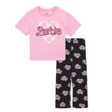 Conjunto De Roupas, Camiseta Barbie Para Meninas E Leggings Flare