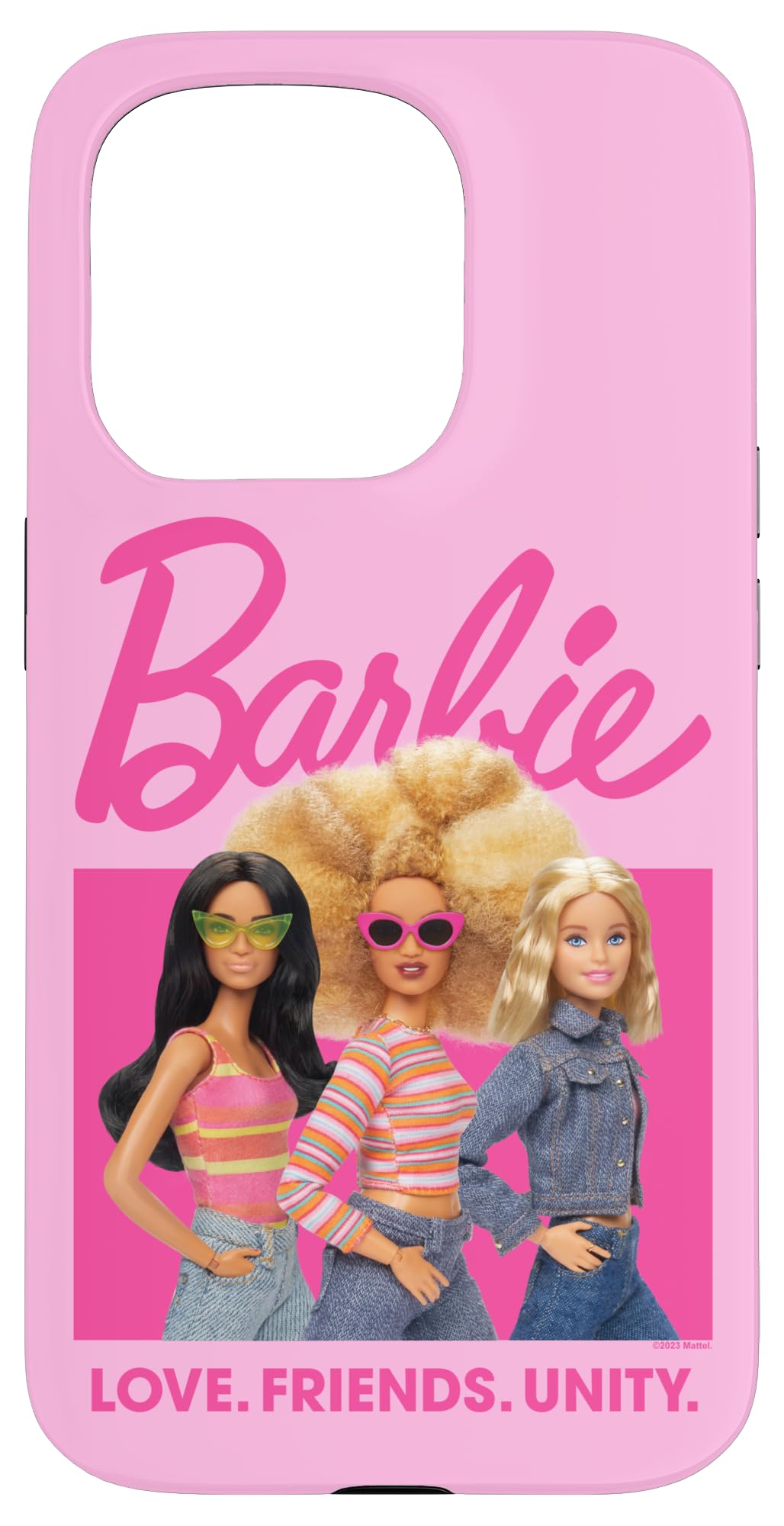 Capa Barbie Love, Friends, Unity Para Iphone 15 Pro