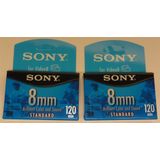 Fita Video8 Sony P6-120mpl 8 Mm Standard 120 Minutos (pacote Com 2)