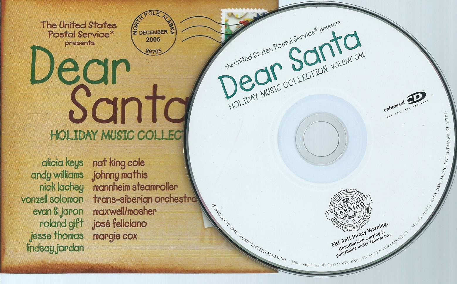 Coleção De Músicas Dear Santa Holiday Volume One Sony