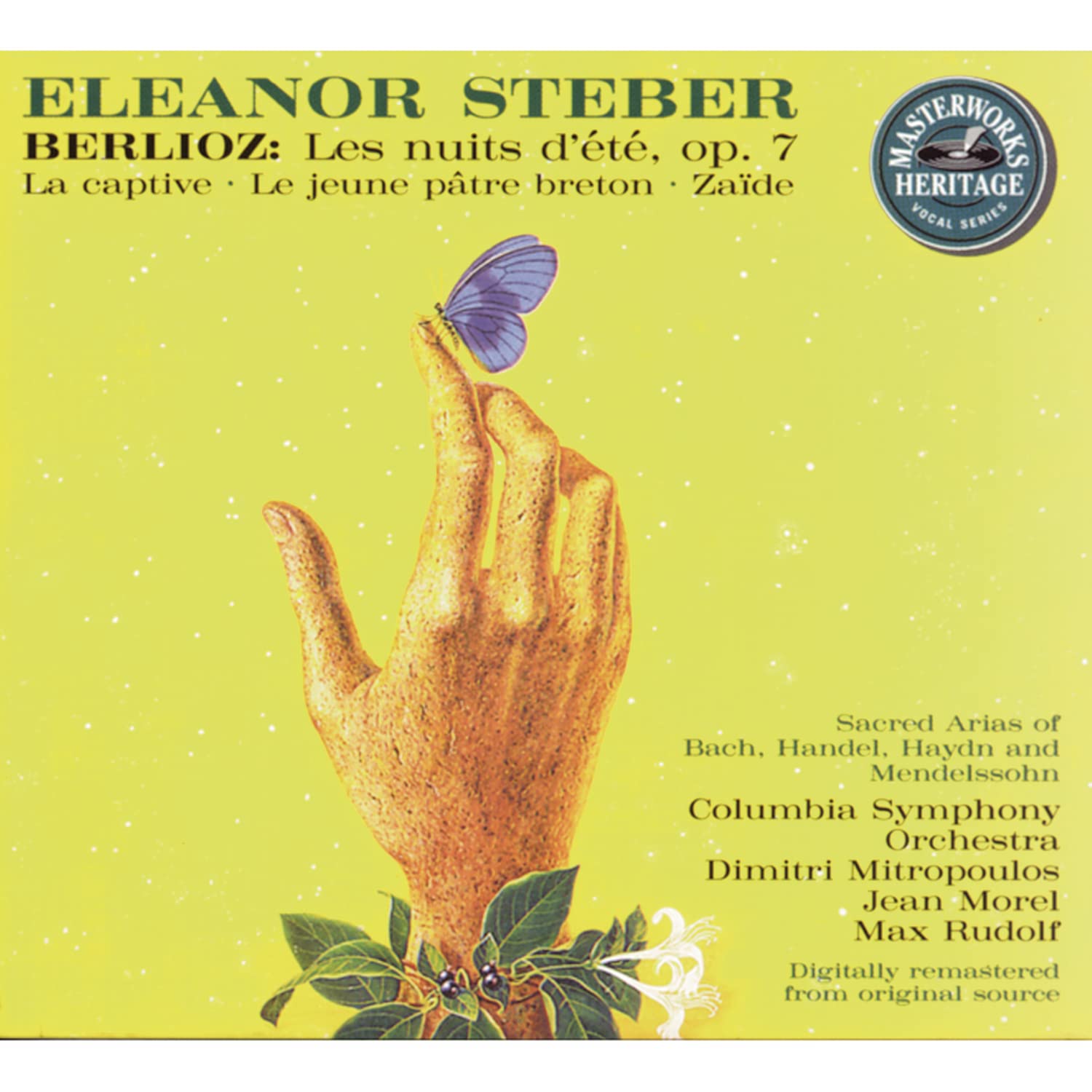 Cd Sony Berlioz: Les Nuits D'ete. Árias Sagradas De Bach, Handel, Haydn E Mendelssohn