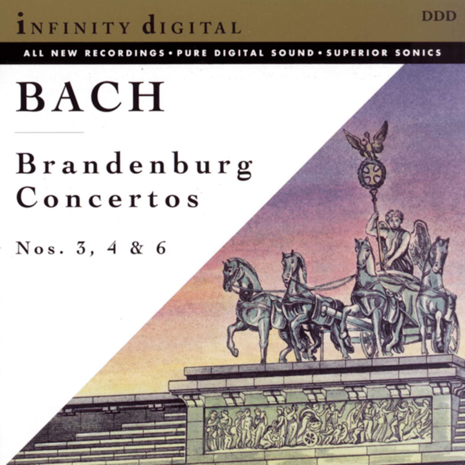 Cd Sony Bach: Concertos Nºs 3, 4 E 6 De Brandenburgo