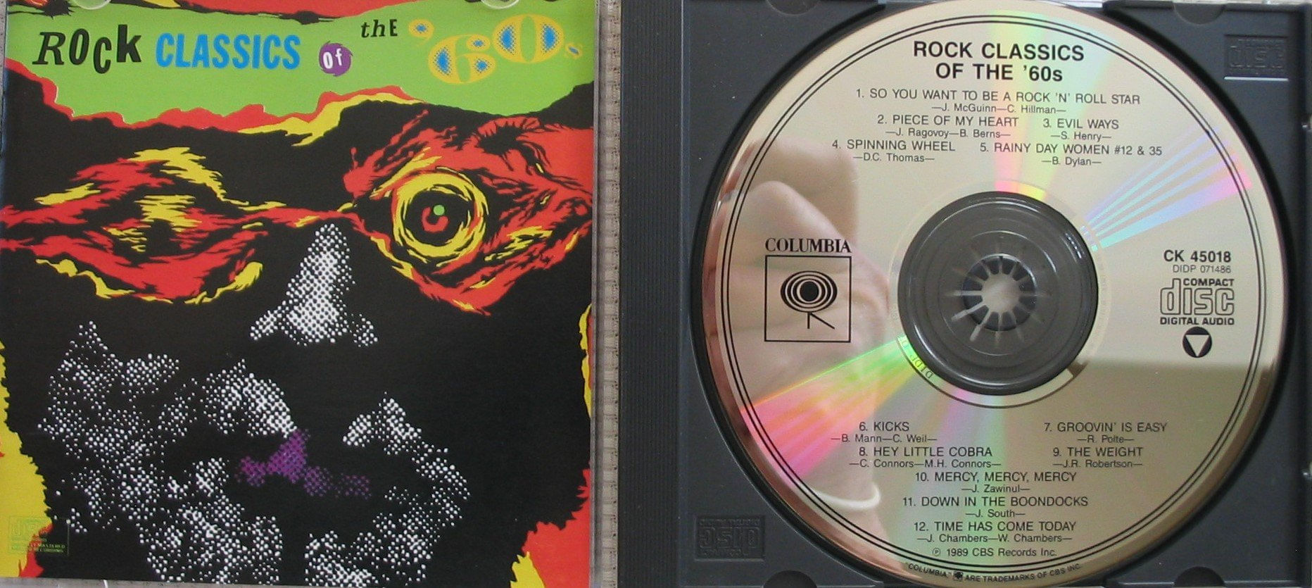 Álbum De Música Sony Rock Classics Dos Anos 60