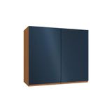 Armário De Cozinha Modulado Ciela R644 C- 2 Portas 80cm Canela-azul - Kappesberg
