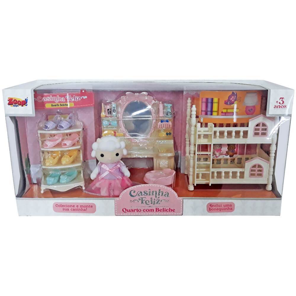 Casinha Feliz Quarto Com Beliche Zoop