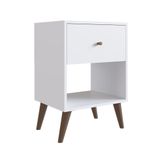 Mesa De Cabeceira 1 Gaveta Re001 Branco