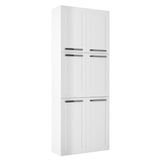 Paneleiro De Cozinha Itatiaia 6 Portas Florença Branco Neve