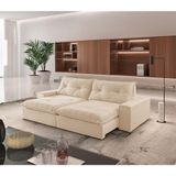 Sofá Hall Linho Dois Módulos De 80cm B25cm Meu Sofá Online A294 Linho Creme