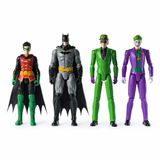 Bonecos De Acao Dc Batman Robin Coringa E Charada Sunny Brinquedos