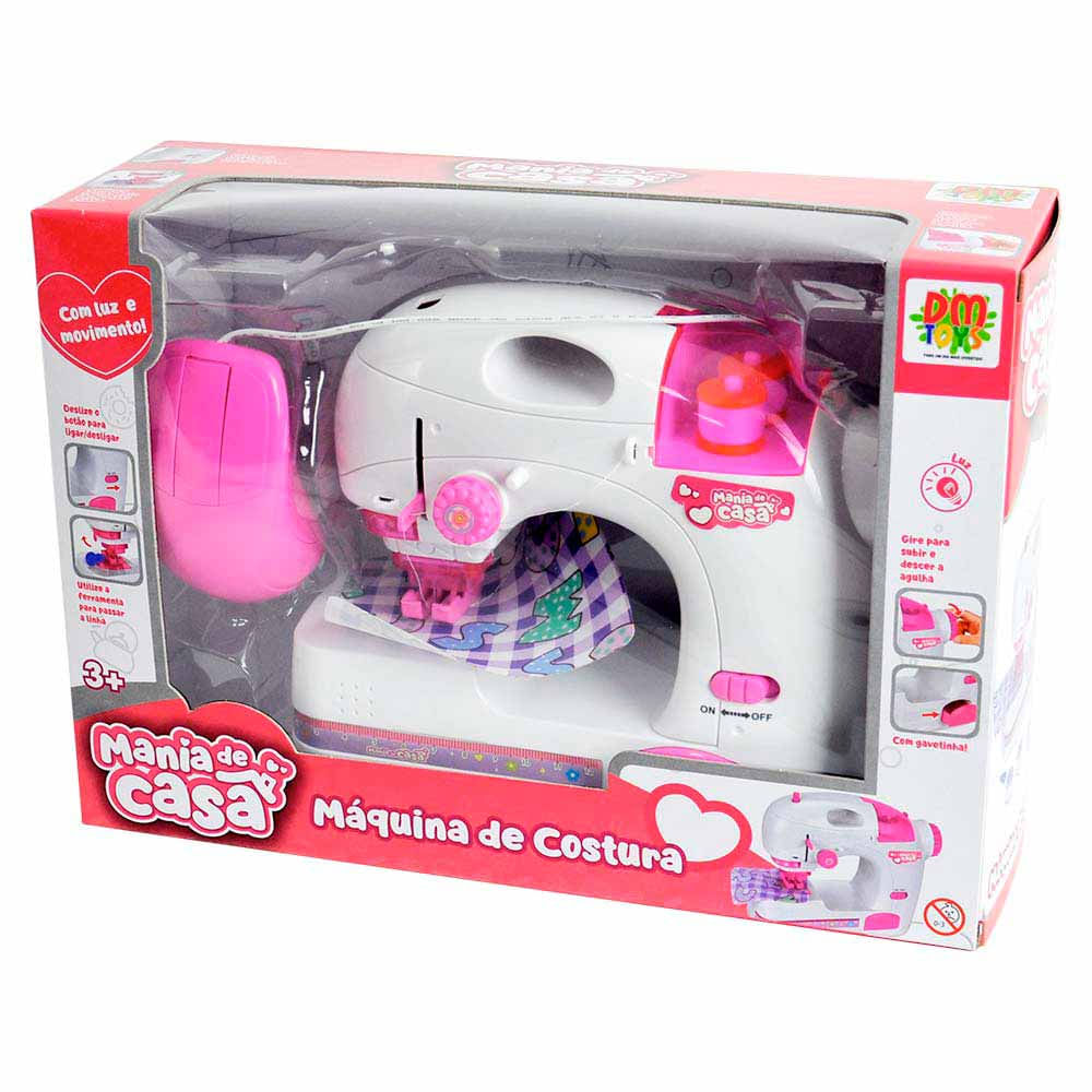 Maquina De Costura Infantil Mania De Casa Dm Toys - Carrefour