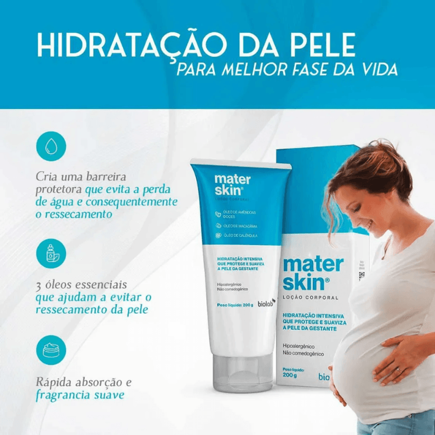 Materskin Loção Hidrat Prev De Estrias Na Gestação 200g - imagem 4