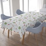 Toalha De Mesa Quadrada - 0 4 Lugares - Coleção Donna São João Branco