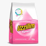 Sabão Em Pó Uzzilim Flores 1kg - Embalagem Com 20 Unidades