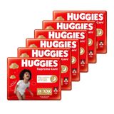 Fralda Descartável Huggies Supreme Care Mega Tamanho Xxg - 6 Pacotes Com 26 Fraldas - Total 156 Tiras