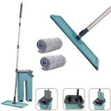 Rodo Flat Mop E Balde Lava E Seca Profissional Com 2 Refil
