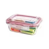 Pote Vidro Hermético Marmita Mantimentos Tampa 1040ml