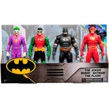Kit Batman Com 4 Figuras De Acao 15cm Sunny