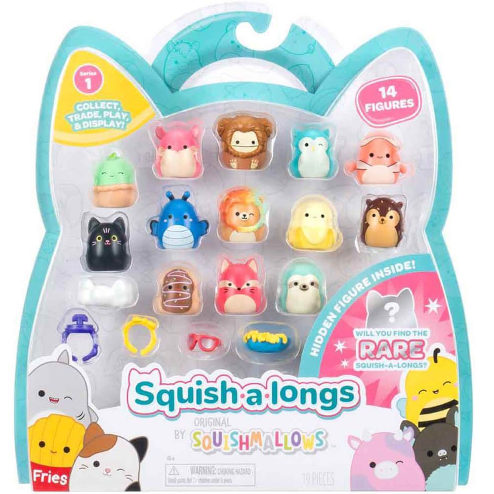 Pack Squishmallows Squish A Longs Com 14 Figuras De 2cm Sunny