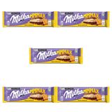 Chocolate Milka Choco E Biscuit Grande Kit 5 Barras De 300g