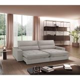 Sofá Aspem Veludo 02 Módulos De 120cm B25cm Meu Sofá Online B026 Veludo Prata