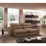 Sofá Aspem Veludo 02 Módulos De 90cm B25cm Meu Sofá Online B016 Veludo Marrom