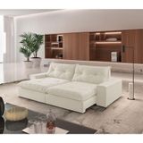 Sofá Hall Linho Dois Módulos De 100m B25cm Meu Sofá Online A302 Linho Branco