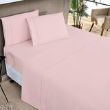 Jogo De Cama Elegance Solteiro 03 Peças - Rosa