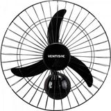 Ventilador De Parede Ventisol Oscilante 60cm Aço Preto Bivolt