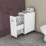 Gabinete para Banheiro 1 Porta de Correr BCM116 Movelbento Branco