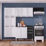 Cozinha Itatiaia Luce Compacta 4 Pecas Nicho Balcao Preto