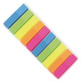 Marcador Auto Adesivo Cores Neon 250 Unidades Kit