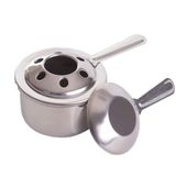 Queimador Fogareiro Com Abafador Inox Para Rechaud Fondue Prime- Grande