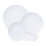 Aparelho De Jantar Tramontina Leonora 20 Peças Em Porcelana Branca Branco 96010287