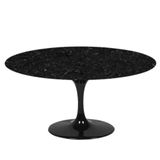 Mesa De Jantar Tulipa Saarinen Redonda 80 Cm Mármore São Gabriel