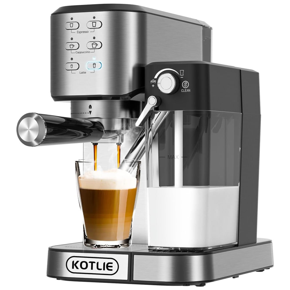 Máquina De Café Expresso Automática Com Vaporizador De Leite, 110v ...